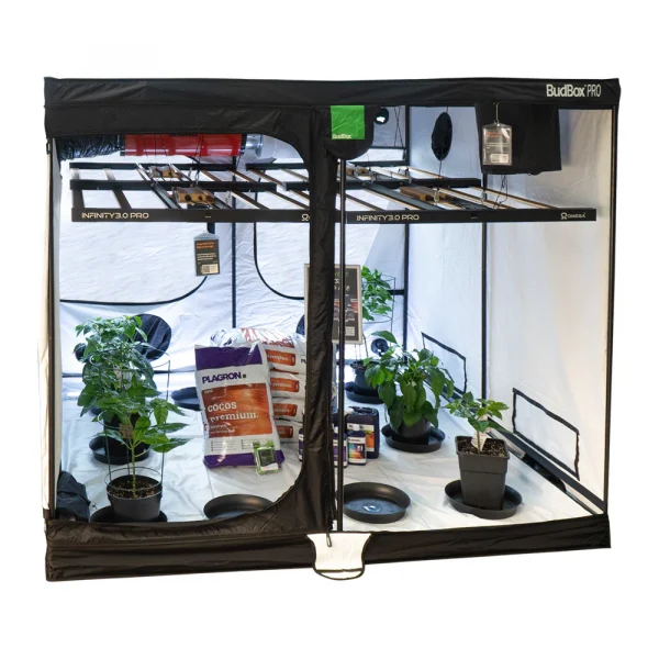 2.4m x 2.4m Professional Full Grow Tent Kit