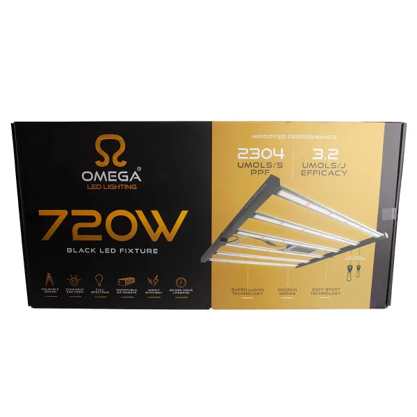 Omega Black 720w LED Grow Light - Image 4